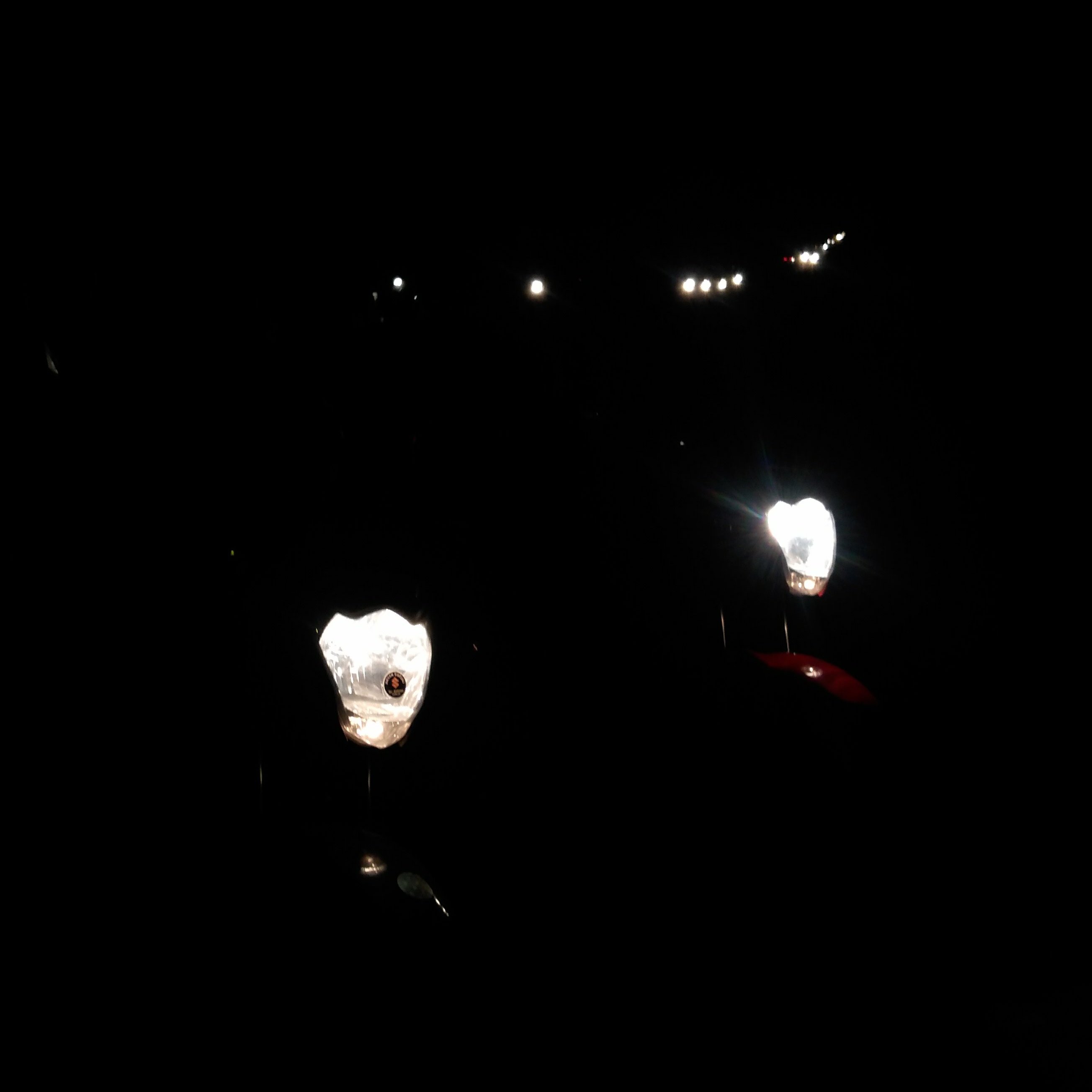 Celebrating Christmas Eve, 24 December 2017 at 23:35, somewhere north of Udupi.